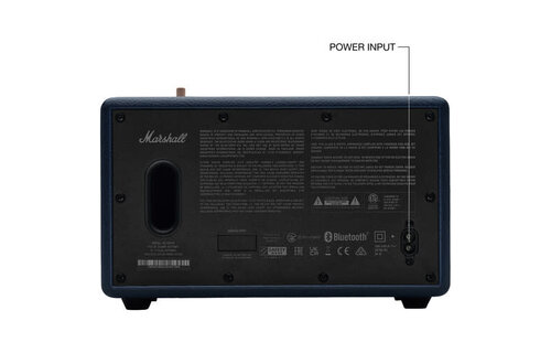 Marshall Acton III Bluetooth Speaker 120/230V US Adapter - Midnight Blue