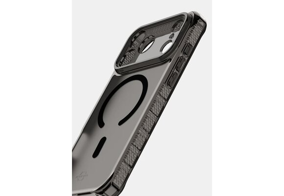 ItSkins Hybrid R Vapor Case with MagSafe for iPhone 17 Pro - Smoke