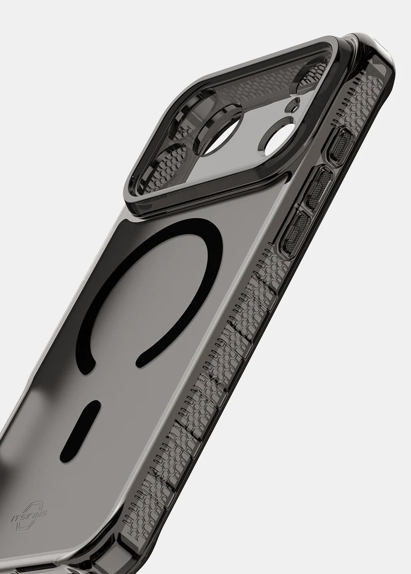 ItSkins Hybrid R Vapor Case with MagSafe for iPhone 17 Pro - Smoke