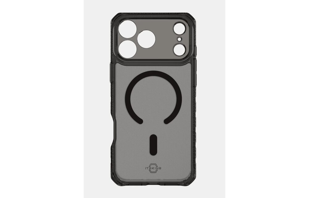 ItSkins Hybrid R Vapor Case with MagSafe for iPhone 17 Pro - Smoke