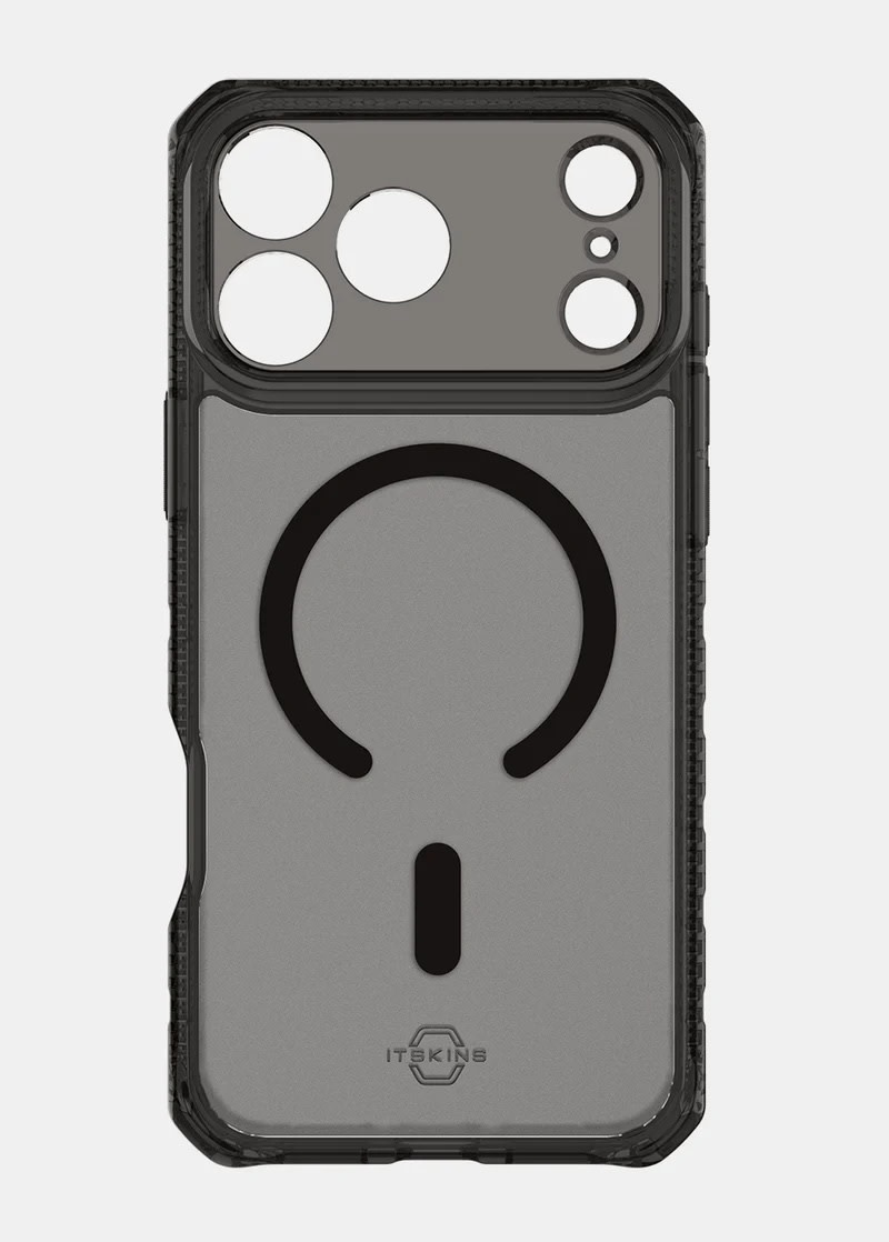 ItSkins Hybrid R Vapor Case with MagSafe for iPhone 17 Pro - Smoke