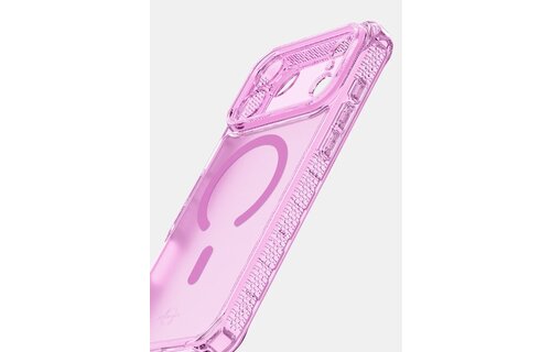 ItSkins Hybrid R Vapor Case with MagSafe for iPhone 17 Pro Max - Light Pink