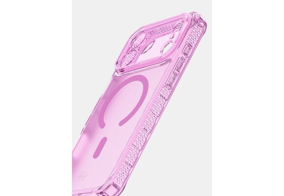ItSkins Hybrid R Vapor Case with MagSafe for iPhone 17 Pro Max - Light Pink