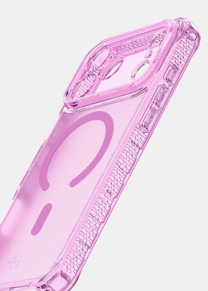ItSkins Hybrid R Vapor Case with MagSafe for iPhone 17 Pro Max - Light Pink