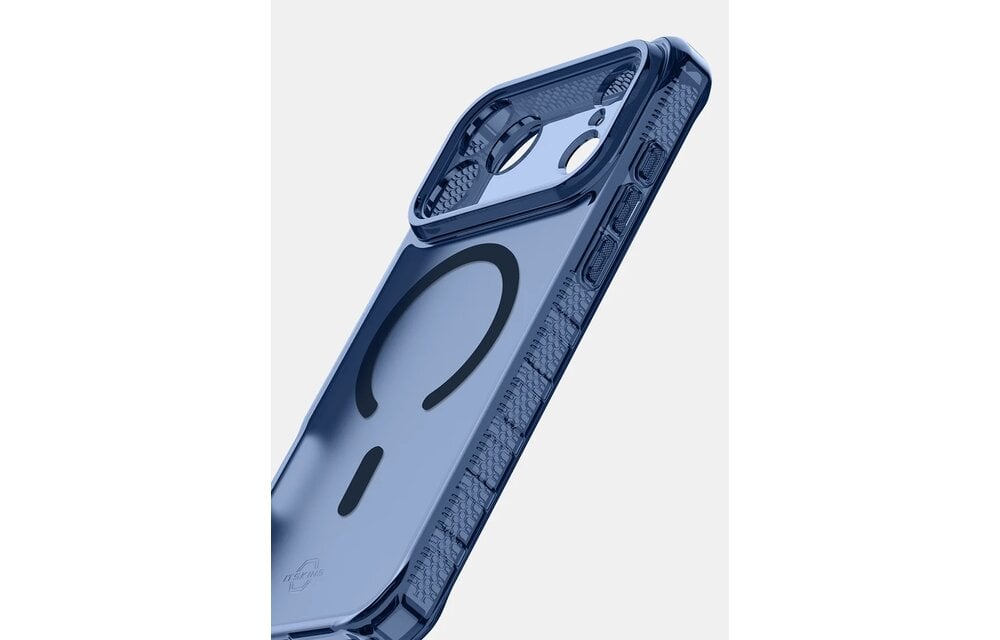 ItSkins Hybrid R Vapor Case with MagSafe for iPhone 17 Pro Max - Navy Blue