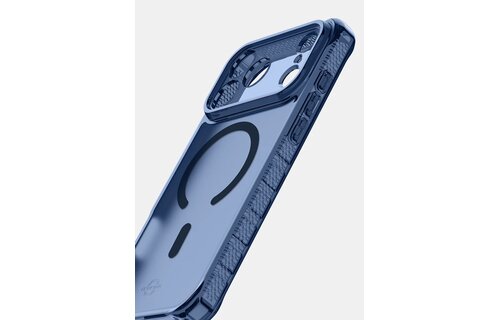 ItSkins Hybrid R Vapor Case with MagSafe for iPhone 17 Pro Max - Navy Blue