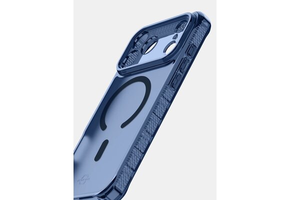 ItSkins Hybrid R Vapor Case with MagSafe for iPhone 17 Pro Max - Navy Blue