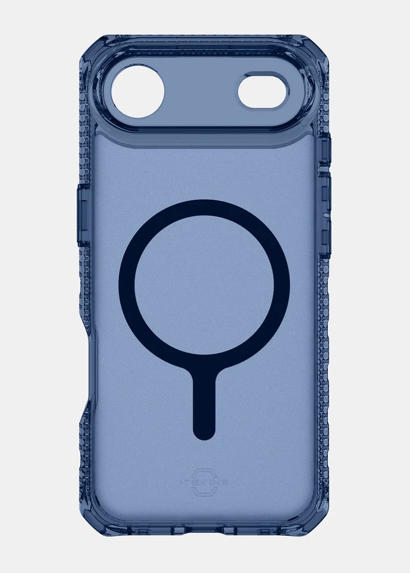 ItSkins Hybrid R Vapor Case with MagSafe for iPhone Air - Navy Blue