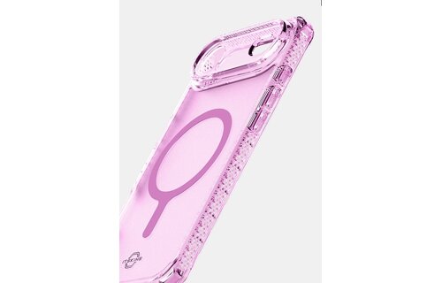 ItSkins Hybrid R Vapor Case with MagSafe for iPhone Air - Light Pink