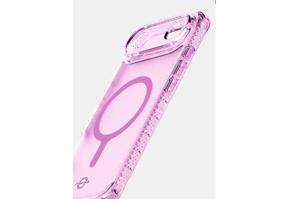 ItSkins Hybrid R Vapor Case with MagSafe for iPhone Air - Light Pink