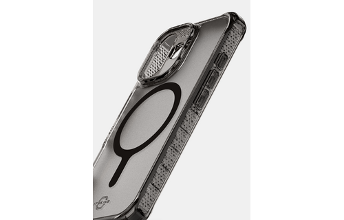 ItSkins Hybrid R Vapor Case with MagSafe for iPhone 17 - Smoke