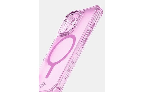 ItSkins Hybrid R Vapor Case with MagSafe for iPhone 17 - Light Pink