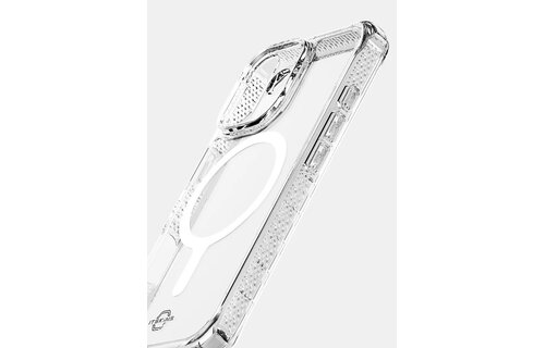 ItSkins Hybrid R Clear Case with MagSafe for iPhone 17 - Transparent