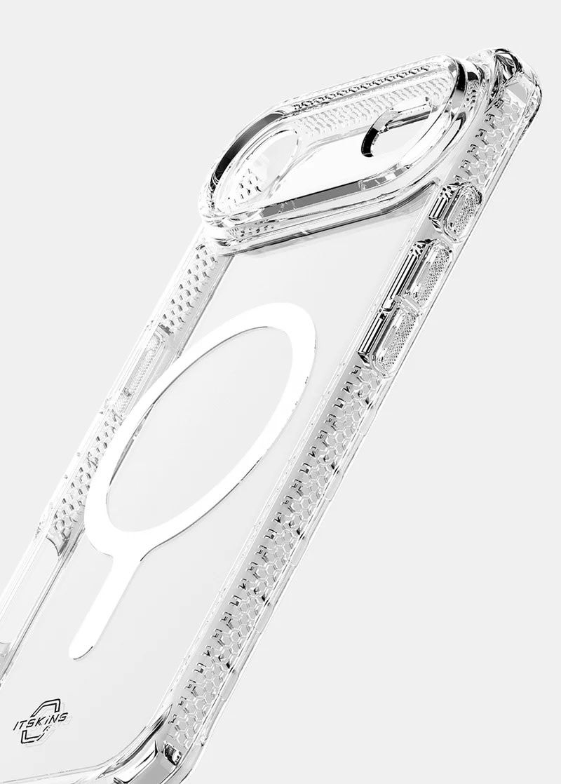 ItSkins Hybrid R Clear Case with MagSafe for iPhone Air - Transparent