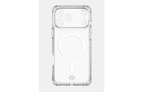 ItSkins Hybrid R Clear Case with MagSafe for iPhone 17 Pro  - Transparent