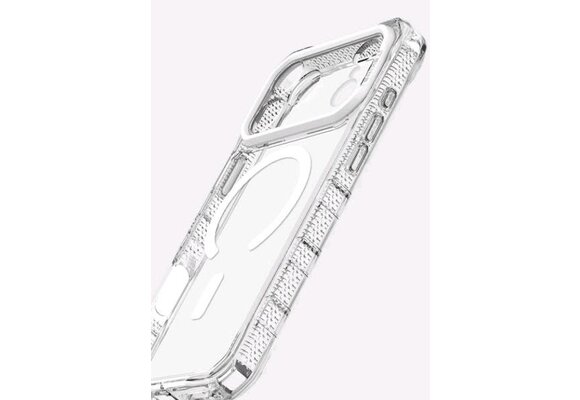 ItSkins Supreme R Clear Case with MagSafe for iPhone 17  Pro Max - Transparent White Print