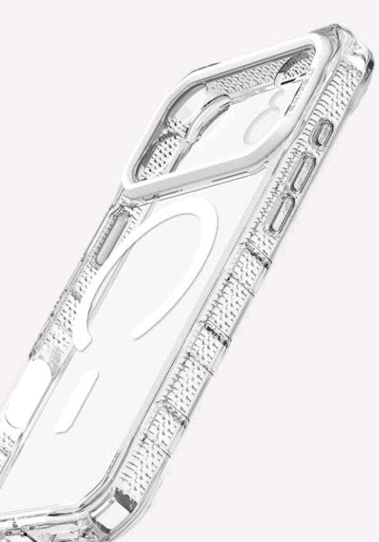 ItSkins Supreme R Clear Case with MagSafe for iPhone 17  Pro Max - Transparent White Print