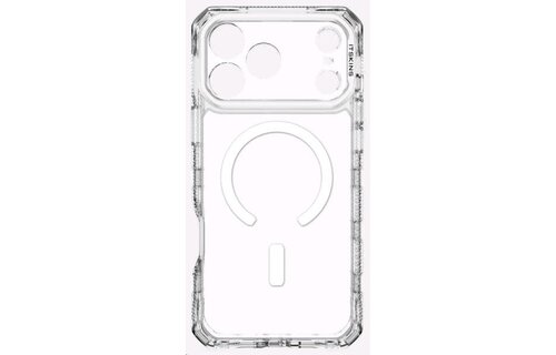 ItSkins Supreme R Clear Case with MagSafe for iPhone 17  Pro Max - Transparent White Print