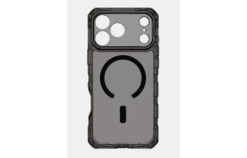 ItSkins Supreme R Clear Case with MagSafe for iPhone 17 Pro Max - Graphite and Graphite Print