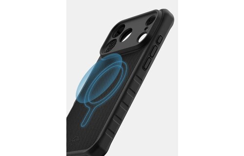 ItSkins Hybrid R Nylon Case with MagSafe for iPhone 17 Pro Max - Black