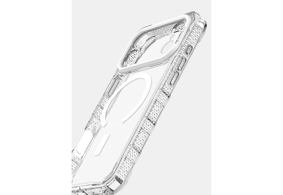 ItSkins Supreme R Clear Case with MagSafe for iPhone 17 Pro  - Transparent White Print