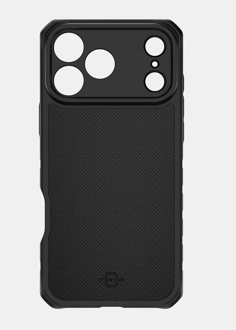 ItSkins Hybrid R Nylon Case with MagSafe for iPhone 17 Pro - Black