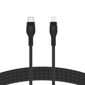 Belkin BoostCharge  Pro Flex USB-C to Lightning Cable 2m 6.6ft Black