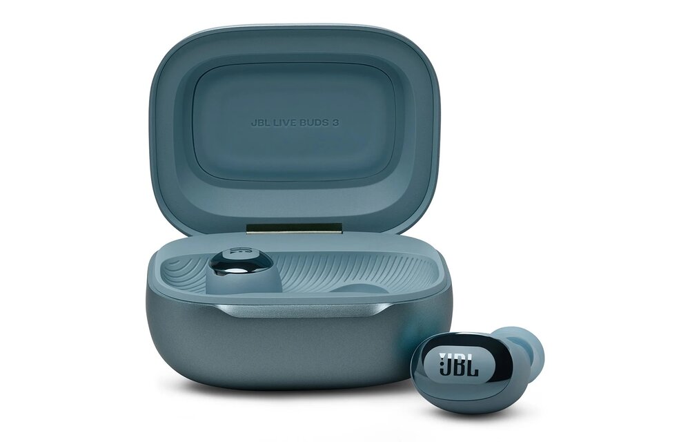 JBL LIVE Buds 3 True Wireless Noise Cancelling Bluetooth In-Ear Headphones Blue