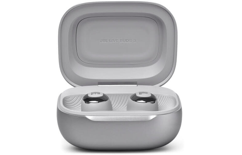 JBL LIVE Buds 3 True Wireless Noise Cancelling Bluetooth In-Ear Headphones Silver