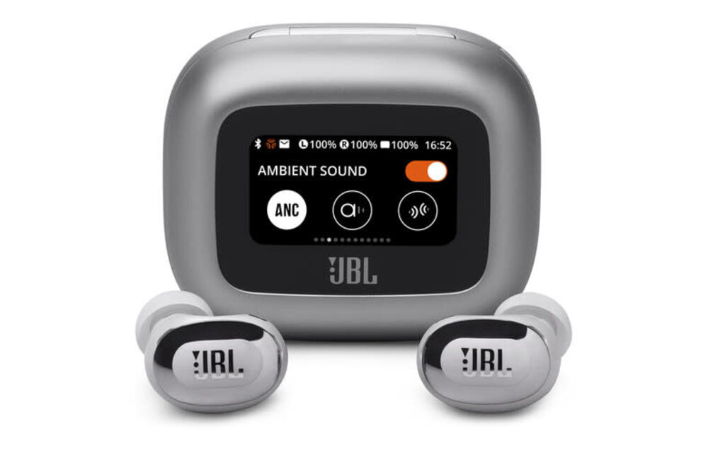 JBL LIVE Buds 3 True Wireless Noise Cancelling Bluetooth In-Ear Headphones Silver