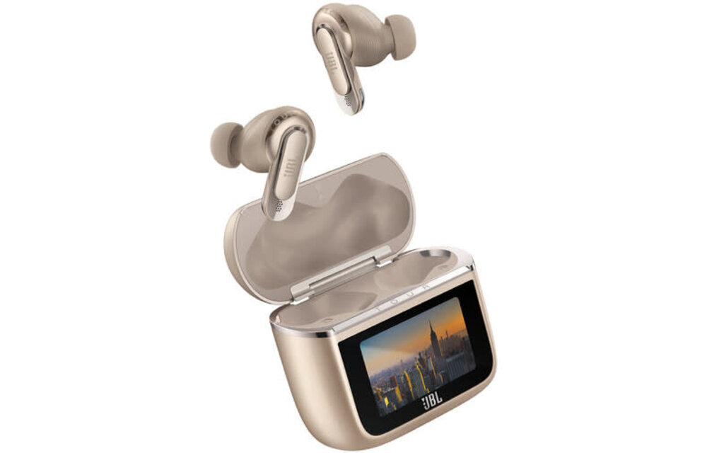 JBL Tour Pro 3 True Wireless Noise Cancelling Bluetooth In-Ear Headphones Latte