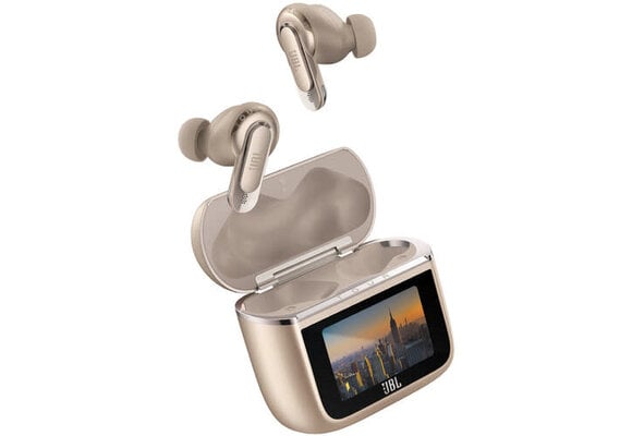 JBL Tour Pro 3 True Wireless Noise Cancelling  Bluetooth In-Ear Headphones Latte