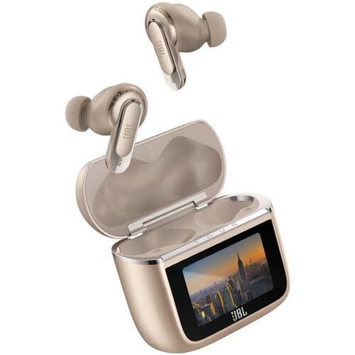JBL Tour Pro 3 True Wireless Noise Cancelling  Bluetooth In-Ear Headphones Latte