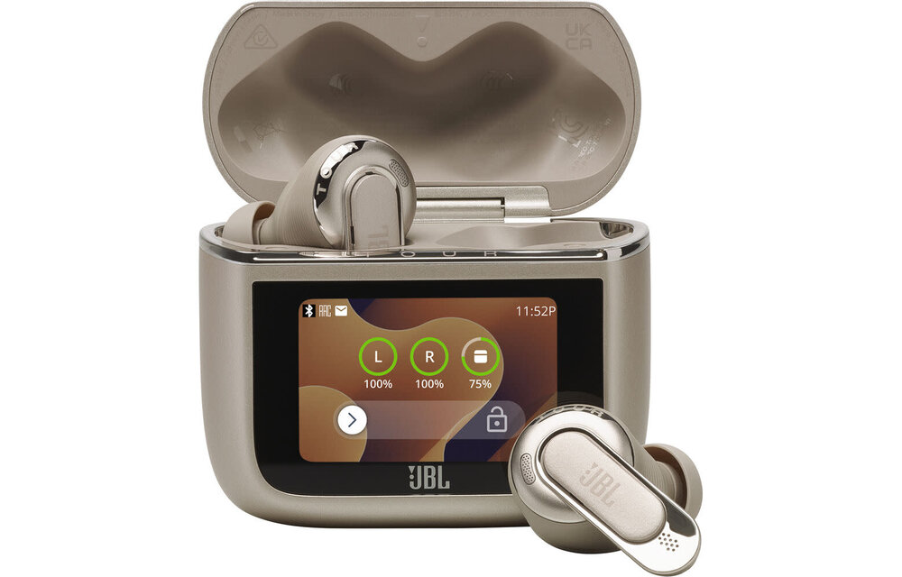 JBL Tour Pro 3 True Wireless Noise Cancelling Bluetooth In-Ear Headphones Latte
