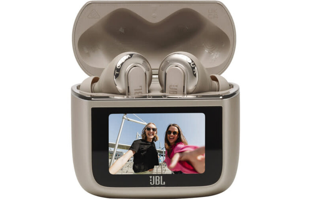 JBL Tour Pro 3 True Wireless Noise Cancelling Bluetooth In-Ear Headphones Latte