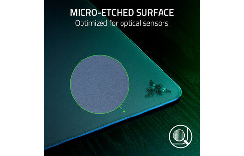 Razer Atlas Tempered Glass Mouse Mat (Black)