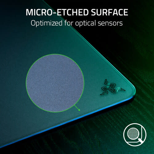 Razer Atlas Tempered Glass Mouse Mat (Black)