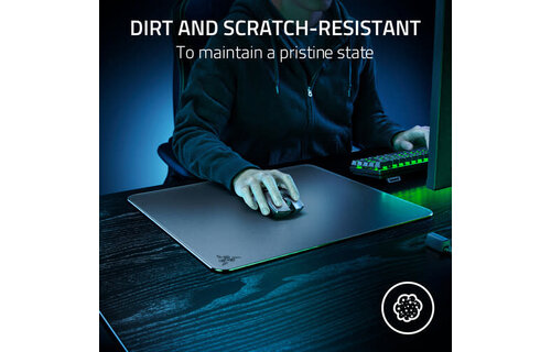 Razer Atlas Tempered Glass Mouse Mat (Black)