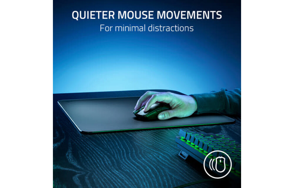 Razer Atlas Tempered Glass Mouse Mat (Black)