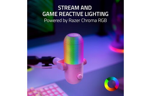Razer Seiren V3 Chroma USB Condenser Microphone -Quartz