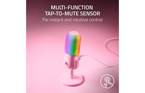 Razer Seiren V3 Chroma USB Condenser Microphone -Quartz