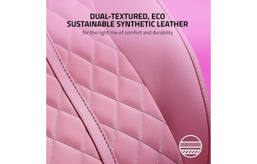 Razer Enki Gaming Chair with Adaptive Lumbar Support Synthetic Leather/Quartz (assembly required)