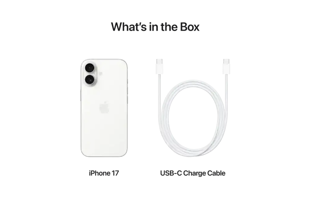 Apple iPhone 17 | 256GB | White | Physical SIM + eSIM | Unlocked