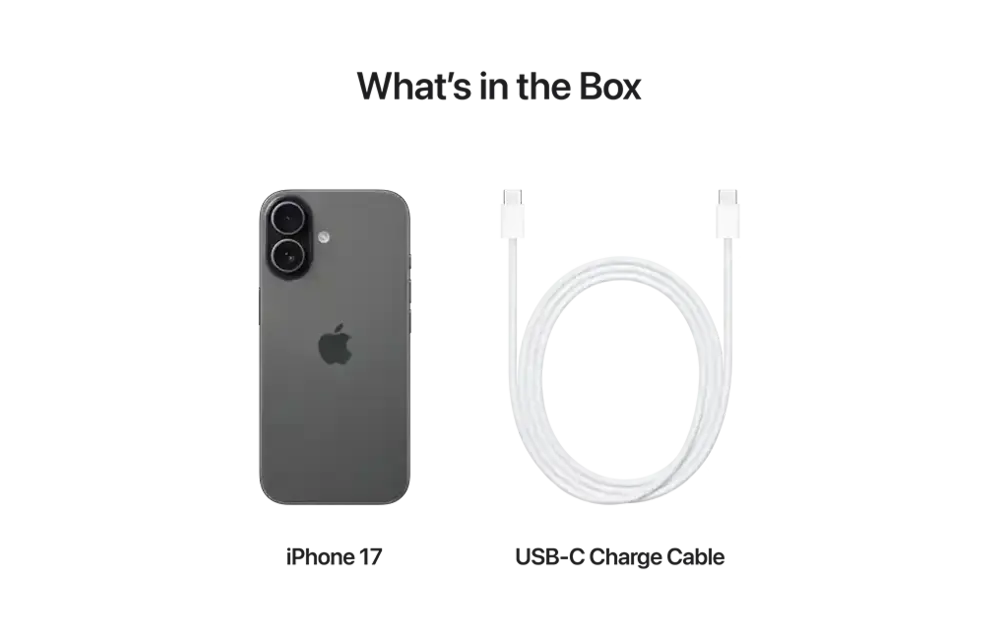 Apple iPhone 17 | 512GB | Black | Physical SIM + eSIM | Unlocked