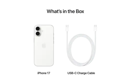Apple iPhone 17 | 512GB | White | Physical SIM + eSIM | Unlocked