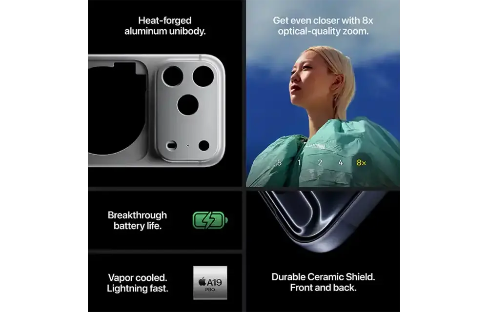 Apple iPhone 17 Pro | 256GB | Silver | Physical SIM + eSIM | Unlocked