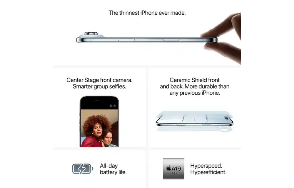 Apple iPhone Air | 1TB | Cloud White | eSIM only | Unlocked | SPECIAL ORDER