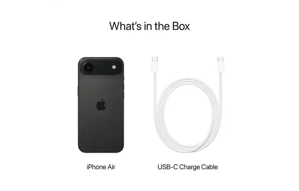 Apple iPhone Air | 512GB | Space Black | eSIM only | Unlocked