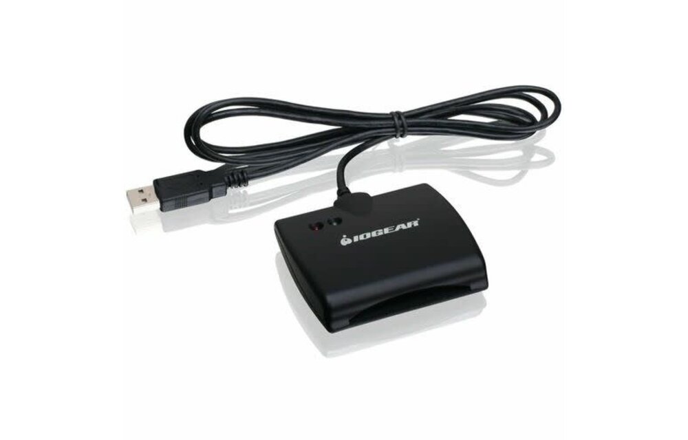 IOGEAR USB 2.0 Common Access Smart Card Reader TAA Compliant