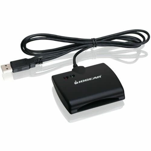 IOGEAR USB 2.0 Common Access Smart Card Reader TAA Compliant
